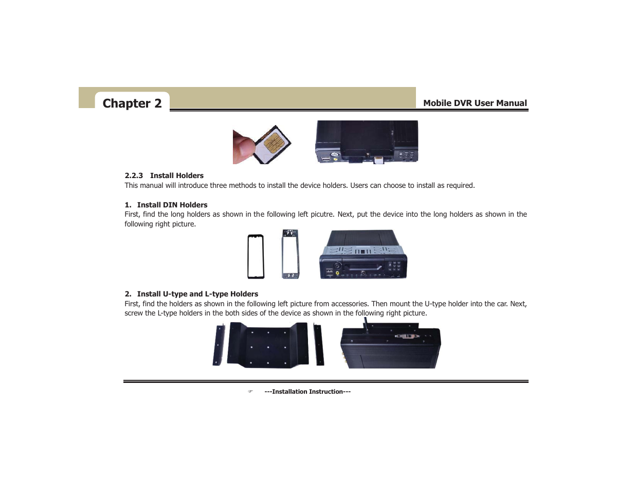 Chapter 2 | COP-USA DVR5104DE-HWDWF User Manual | Page 13 / 81