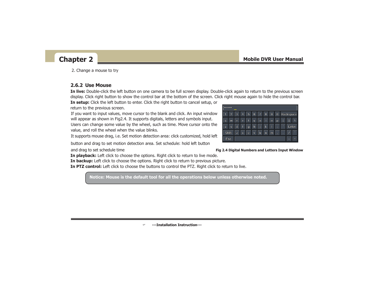 Chapter 2 | COP-USA DVR5104DE-HWDWF User Manual | Page 21 / 81