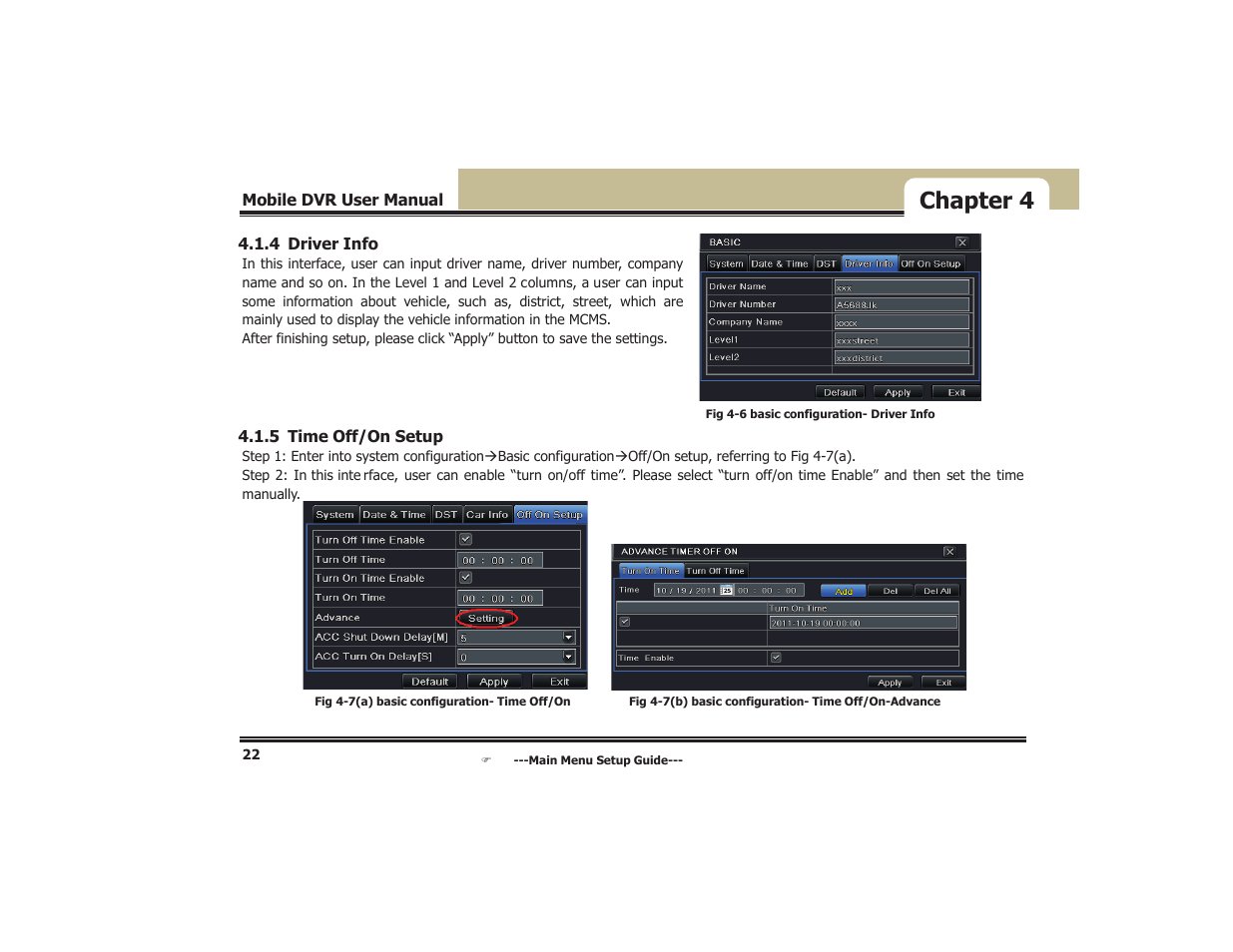 Chapter 4 | COP-USA DVR5104DE-HWDWF User Manual | Page 28 / 81