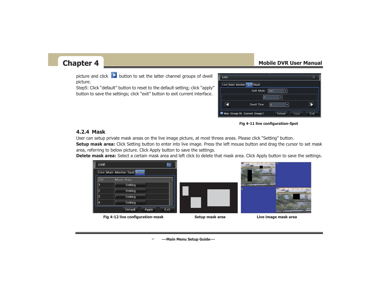 Chapter 4 | COP-USA DVR5104DE-HWDWF User Manual | Page 31 / 81