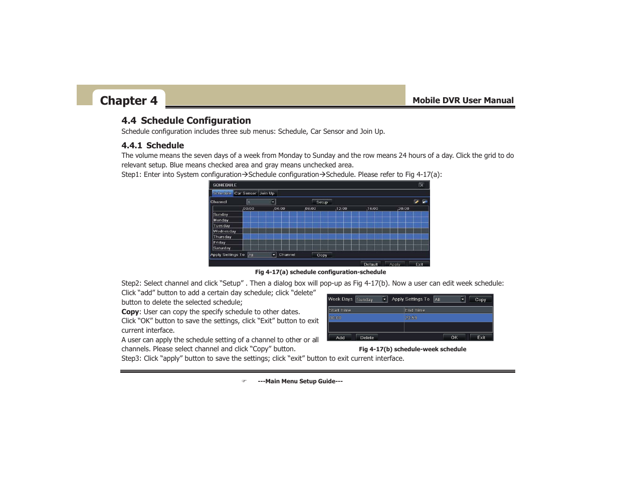 Chapter 4 | COP-USA DVR5104DE-HWDWF User Manual | Page 35 / 81