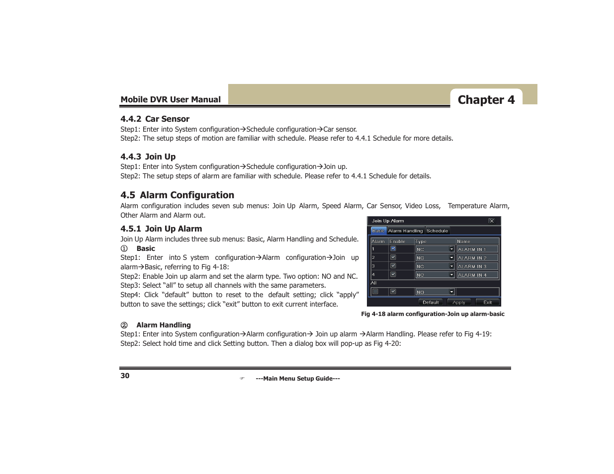 Chapter 4 | COP-USA DVR5104DE-HWDWF User Manual | Page 36 / 81