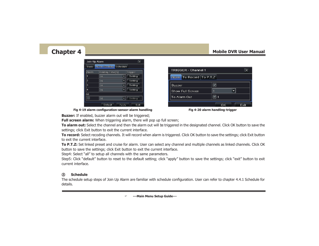 Chapter 4 | COP-USA DVR5104DE-HWDWF User Manual | Page 37 / 81