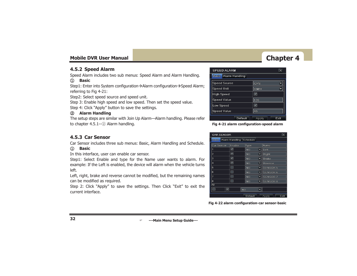 Chapter 4 | COP-USA DVR5104DE-HWDWF User Manual | Page 38 / 81