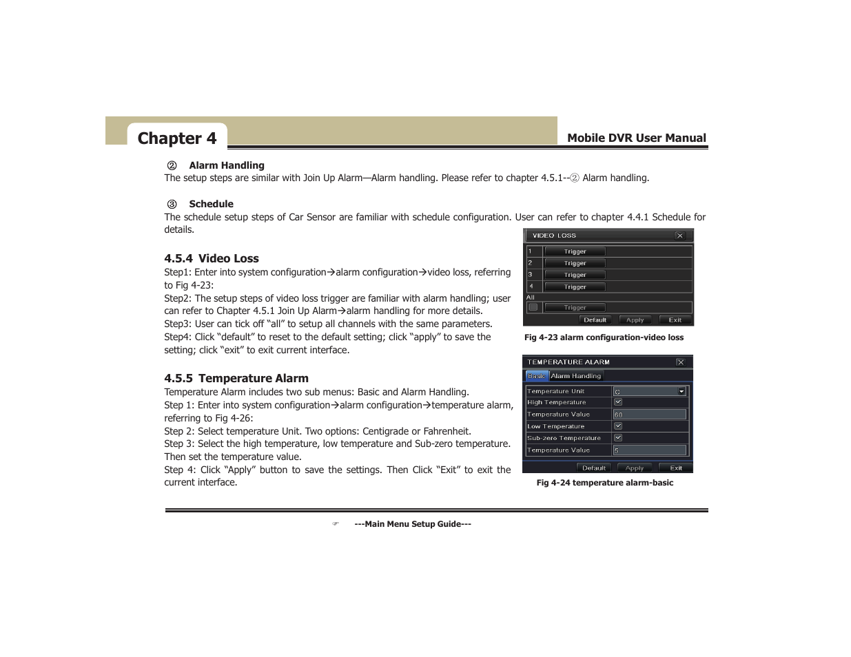 Chapter 4 | COP-USA DVR5104DE-HWDWF User Manual | Page 39 / 81