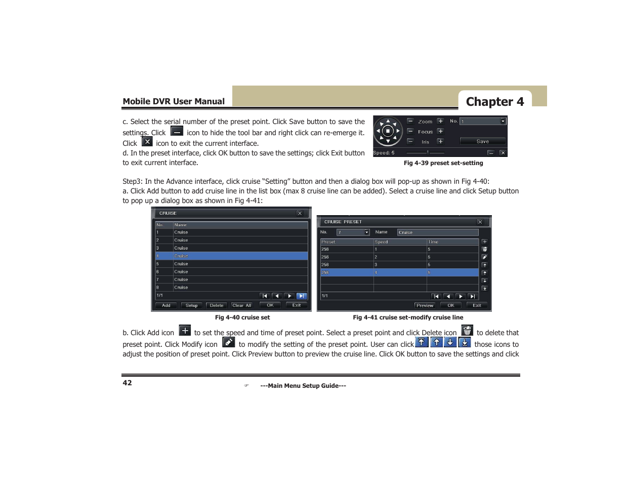 Chapter 4 | COP-USA DVR5104DE-HWDWF User Manual | Page 48 / 81