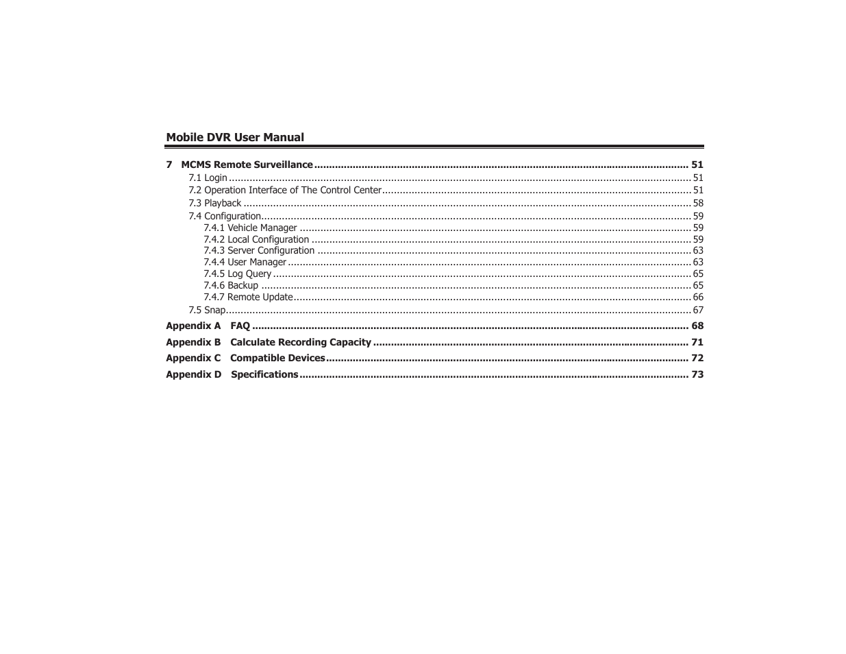 COP-USA DVR5104DE-HWDWF User Manual | Page 6 / 81