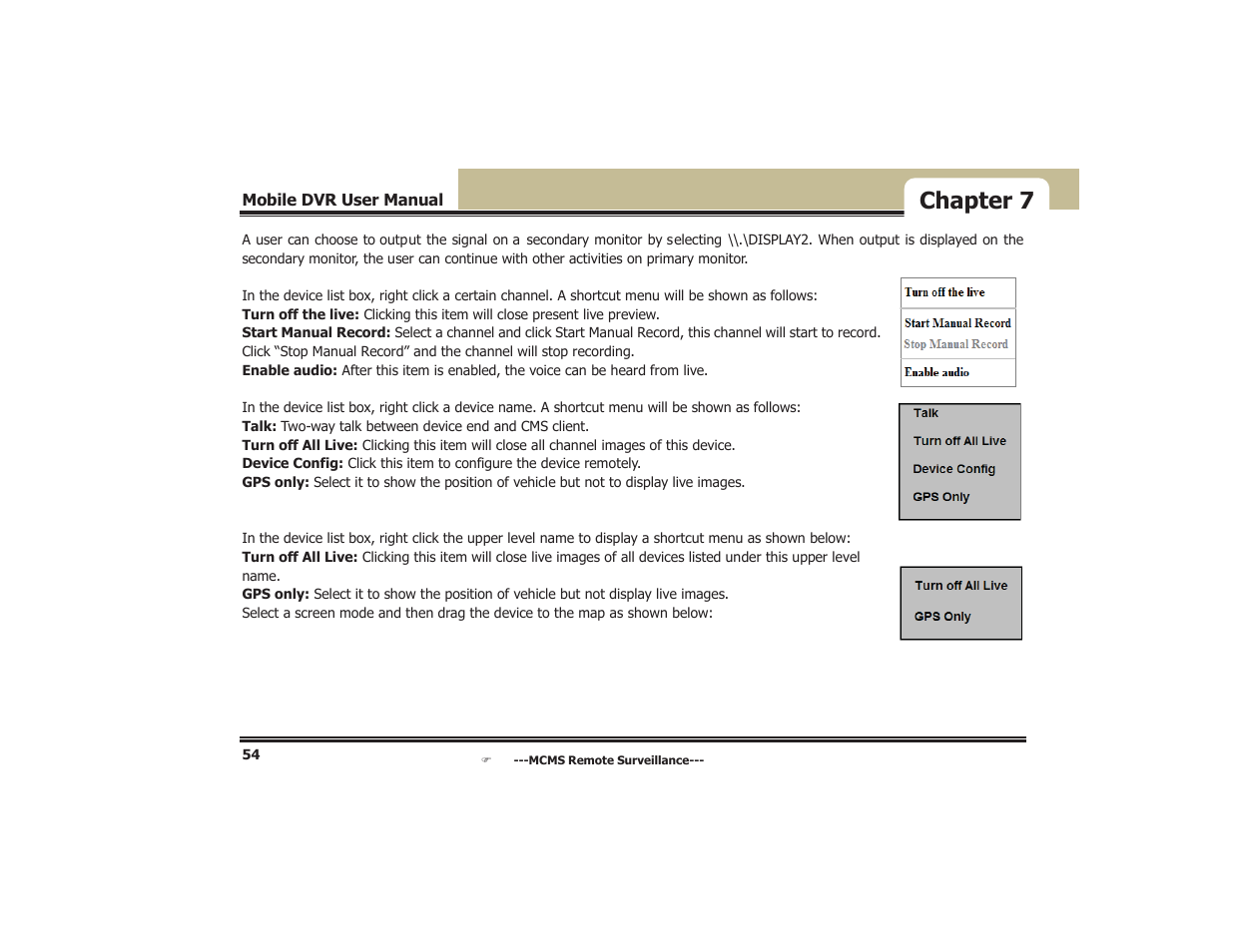 Chapter 7 | COP-USA DVR5104DE-HWDWF User Manual | Page 60 / 81