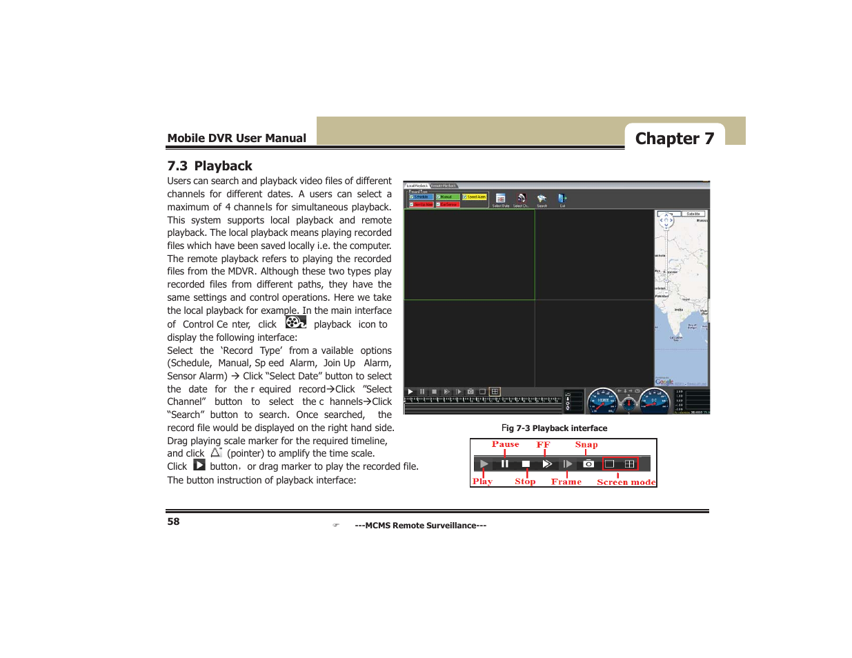 Chapter 7 | COP-USA DVR5104DE-HWDWF User Manual | Page 64 / 81