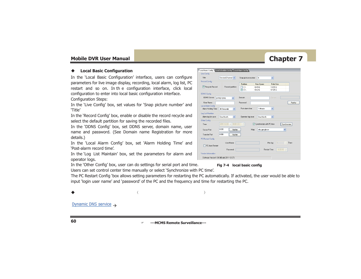 Chapter 7 | COP-USA DVR5104DE-HWDWF User Manual | Page 66 / 81