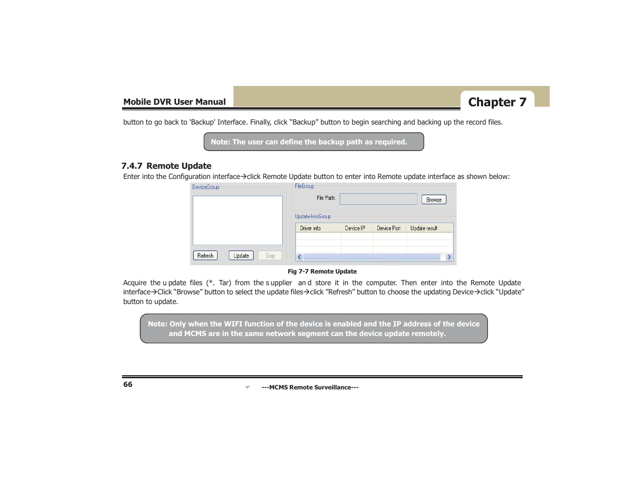 Chapter 7 | COP-USA DVR5104DE-HWDWF User Manual | Page 72 / 81