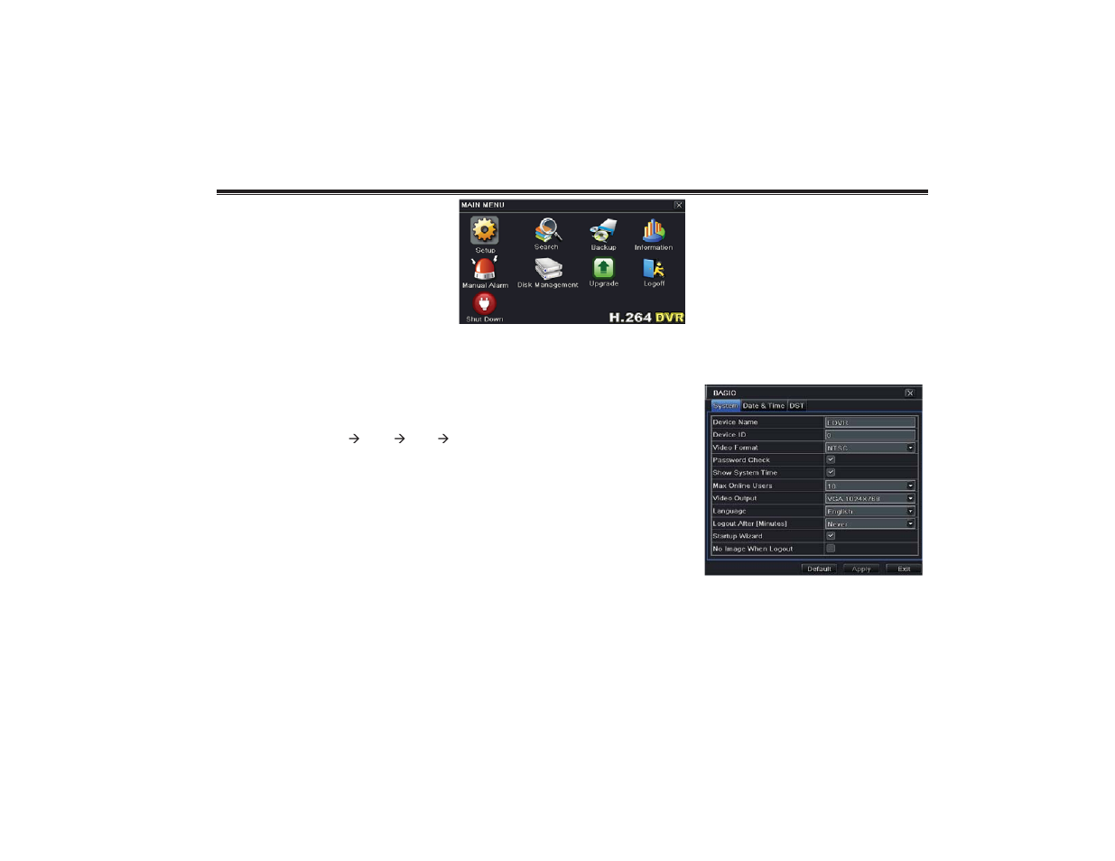 1 basic configuration | COP-USA DVR2304SE-SL User Manual | Page 23 / 120