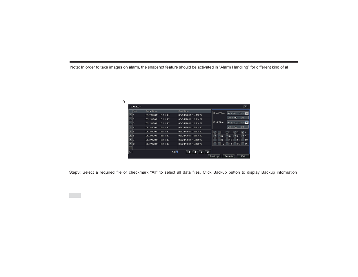 5 backup | COP-USA DVR2304SE-SL User Manual | Page 52 / 120