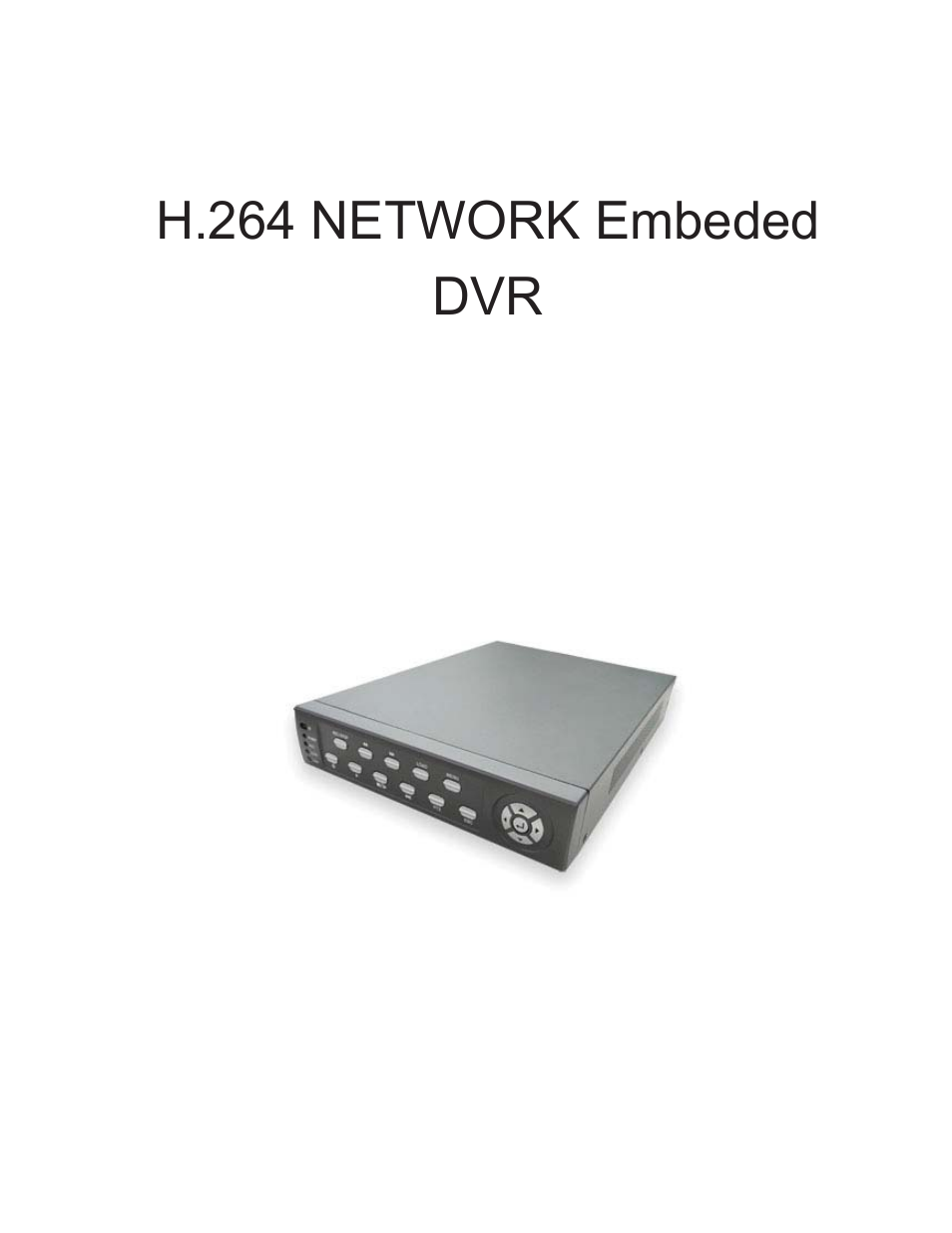 COP-USA DVRH264-E4 User Manual | 39 pages