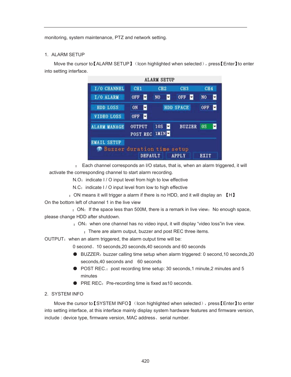 COP-USA DVRH264-E4 User Manual | Page 20 / 39