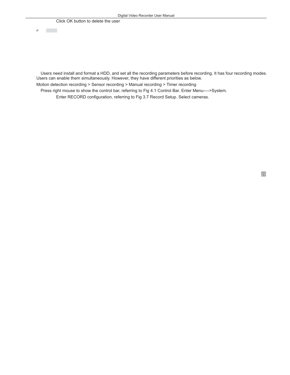 3 recording | COP-USA DVRC264-4CH_USB User Manual | Page 29 / 198