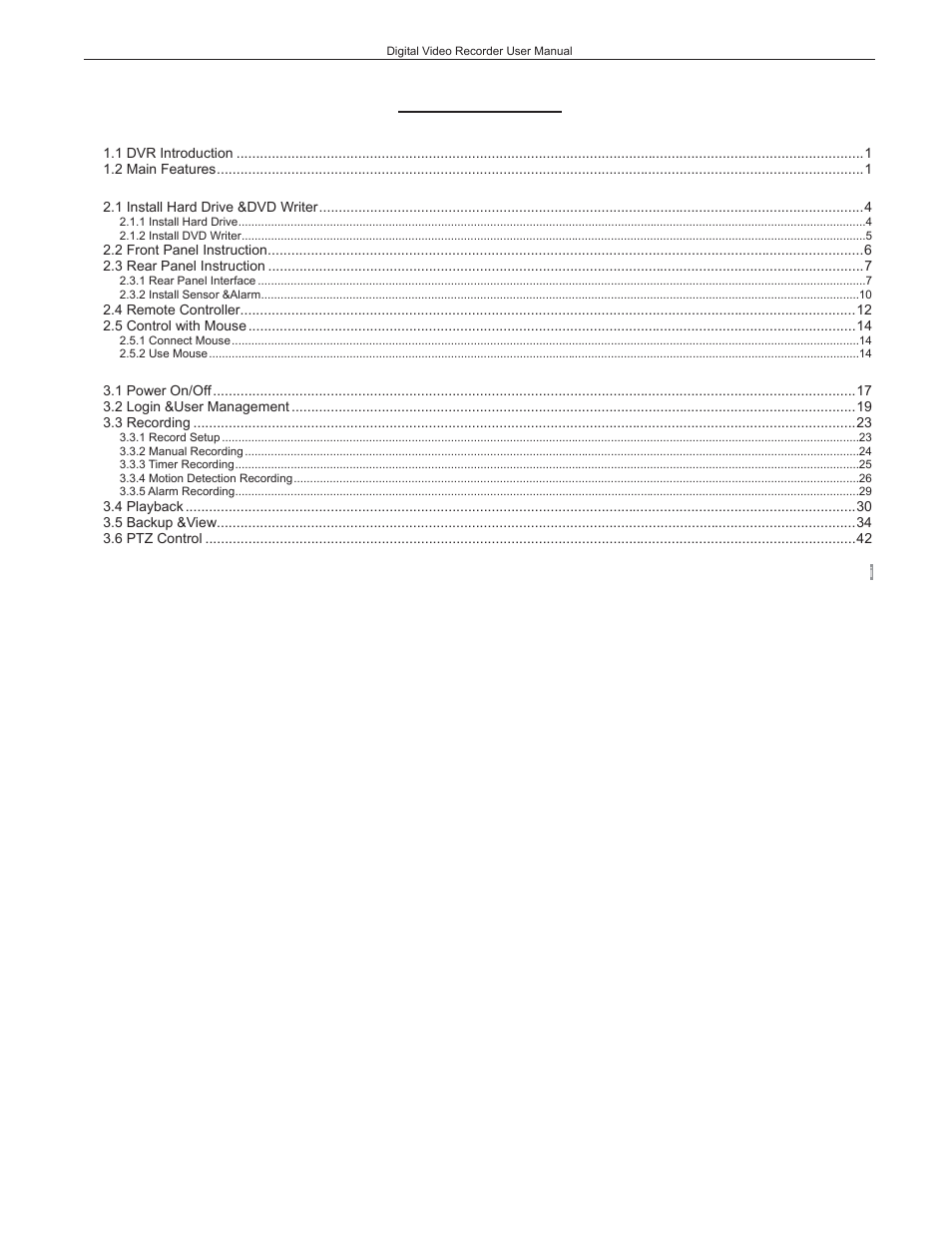 COP-USA DVRC264-4CH_USB User Manual | Page 3 / 198