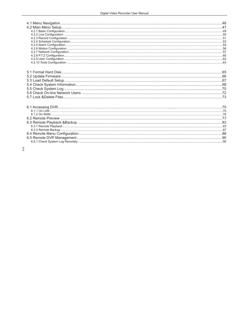 COP-USA DVRC264-4CH_USB User Manual | Page 4 / 198