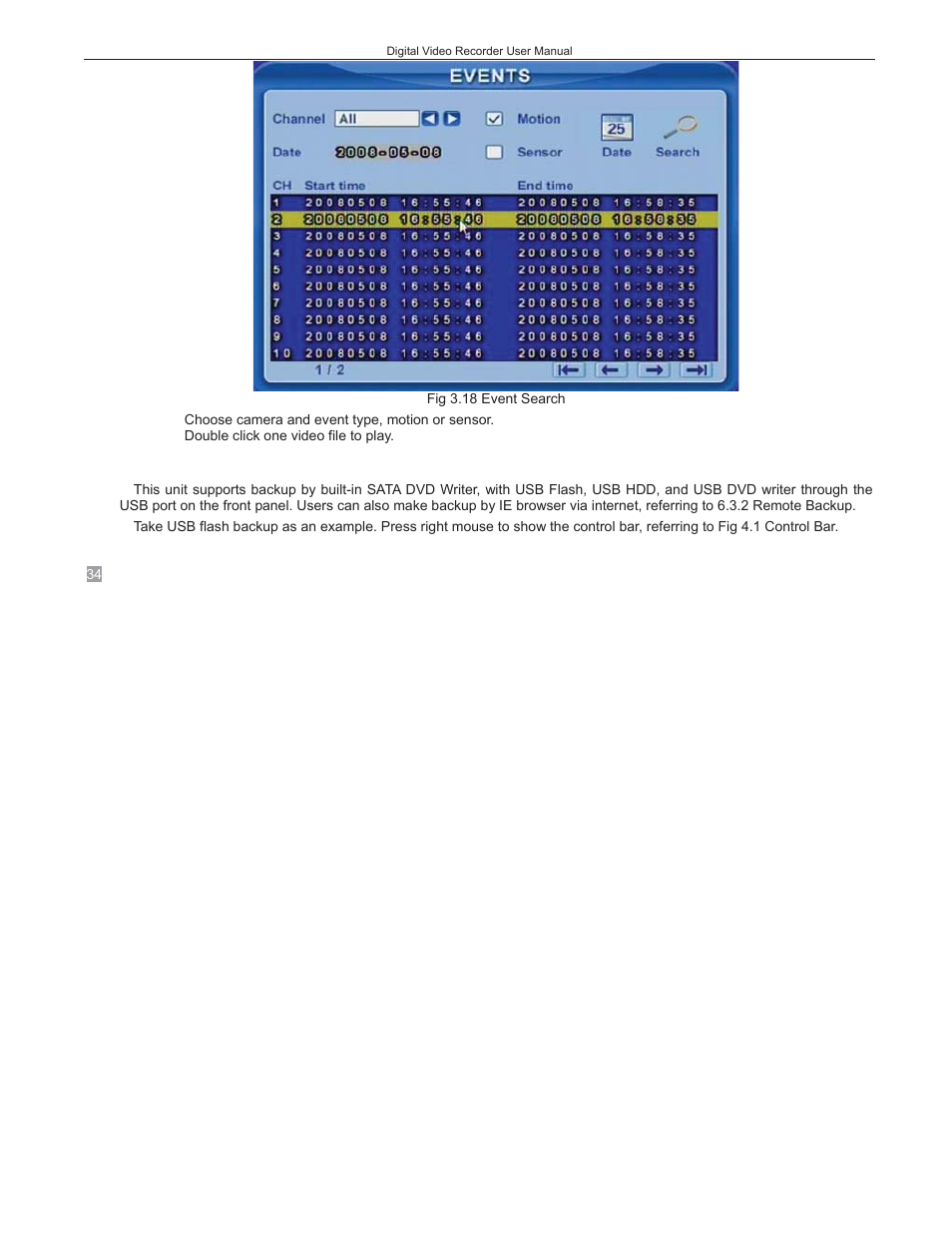 5 backup &view | COP-USA DVRC264-4CH_USB User Manual | Page 40 / 198