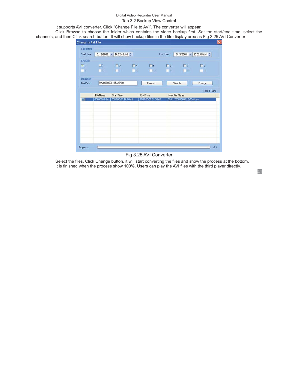 COP-USA DVRC264-4CH_USB User Manual | Page 47 / 198