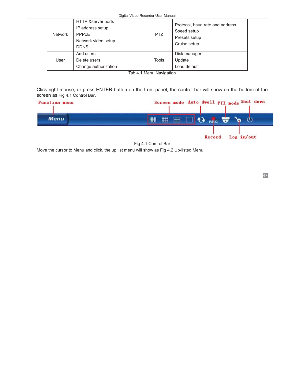 2 main menu setup | COP-USA DVRC264-4CH_USB User Manual | Page 53 / 198
