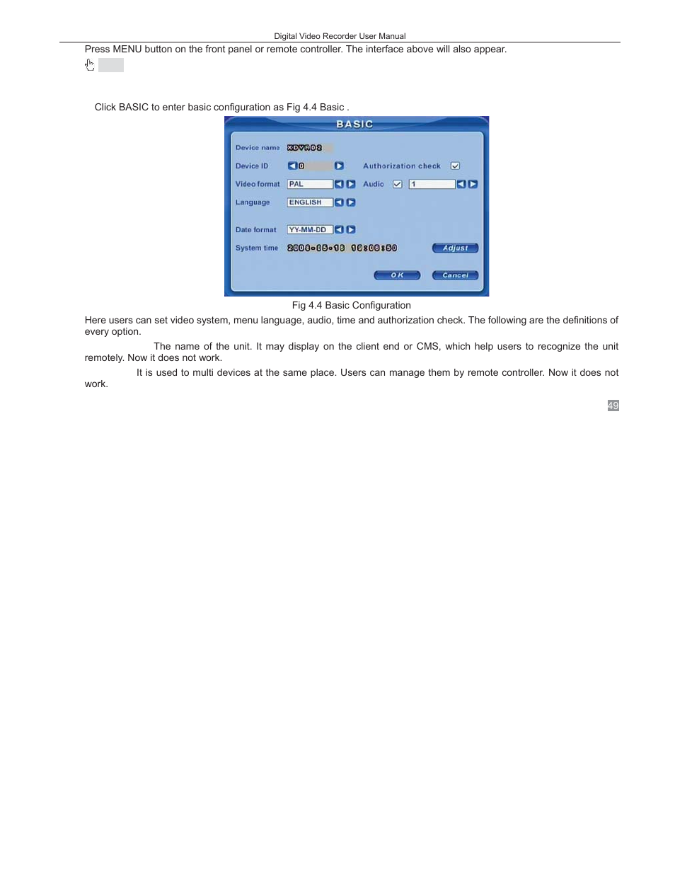 COP-USA DVRC264-4CH_USB User Manual | Page 55 / 198