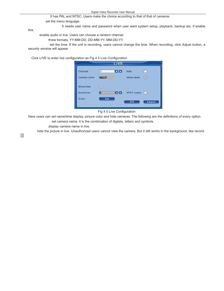 COP-USA DVRC264-4CH_USB User Manual | Page 56 / 198