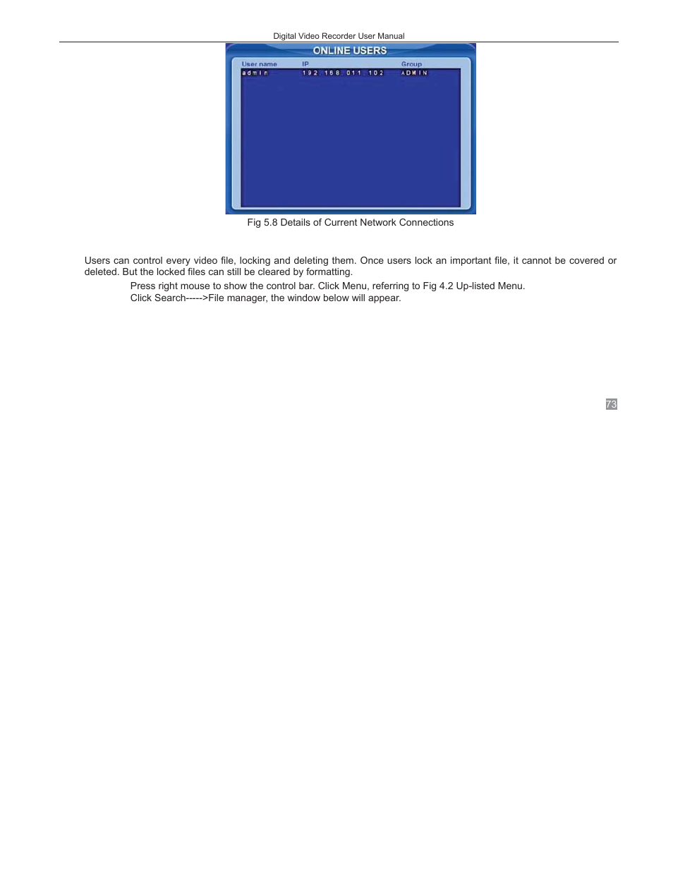 7 lock &delete files | COP-USA DVRC264-4CH_USB User Manual | Page 79 / 198