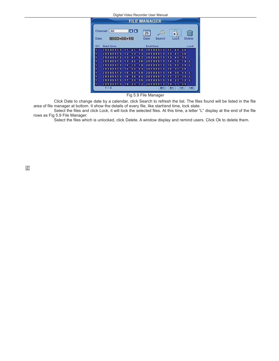 COP-USA DVRC264-4CH_USB User Manual | Page 80 / 198