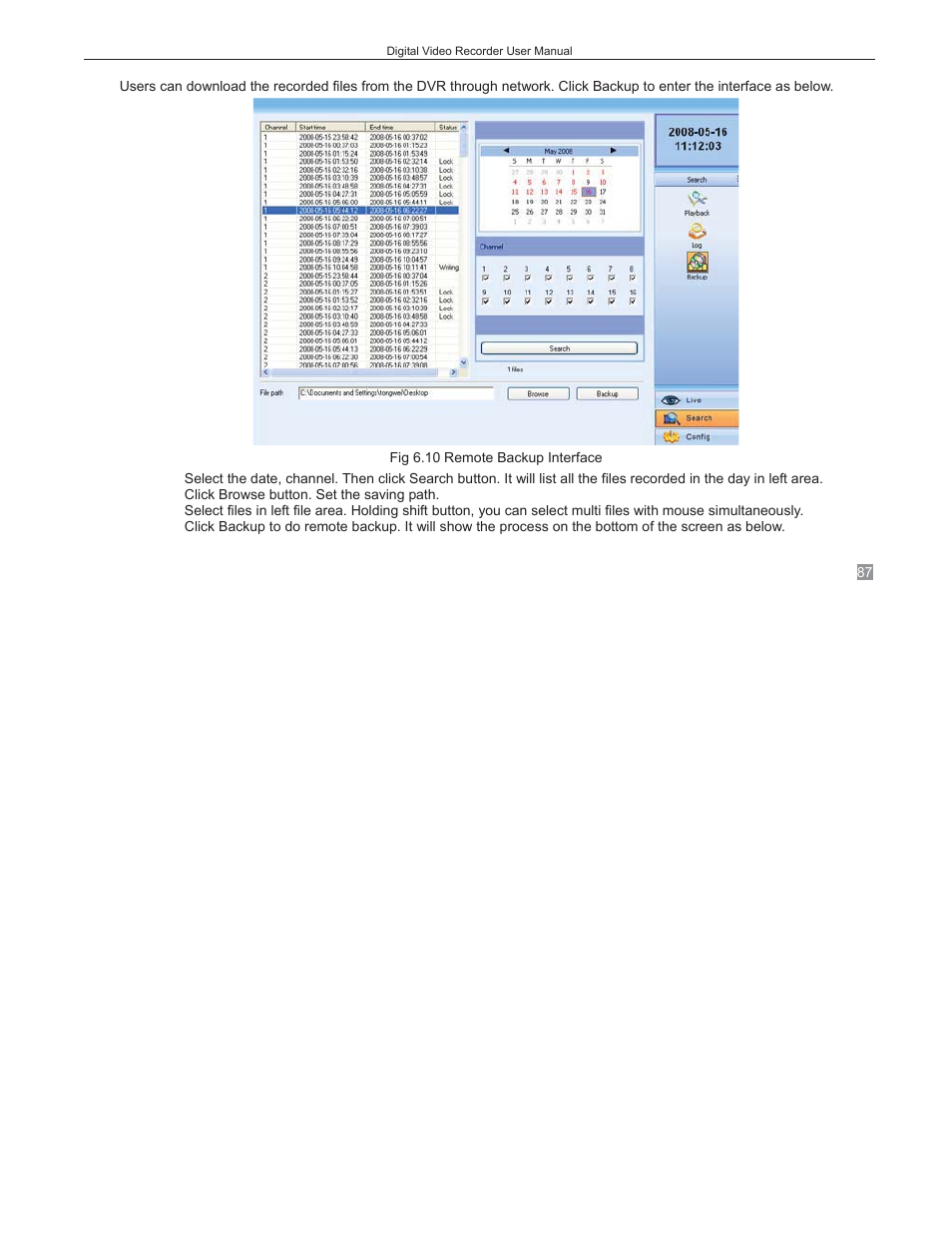 COP-USA DVRC264-4CH_USB User Manual | Page 93 / 198