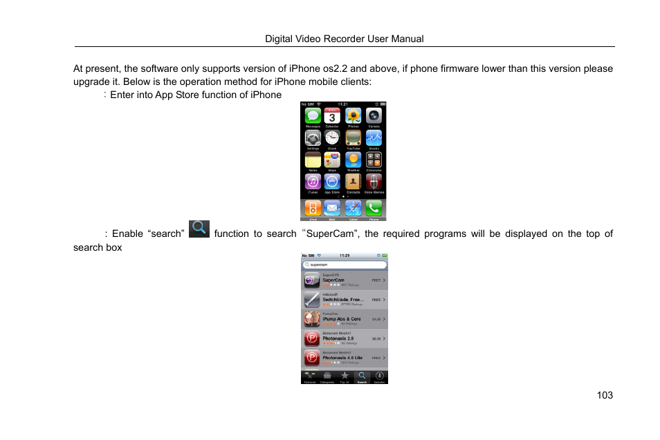 3 the operation method for iphone mobile clients | COP-USA DVRHRT-16MD User Manual | Page 103 / 137