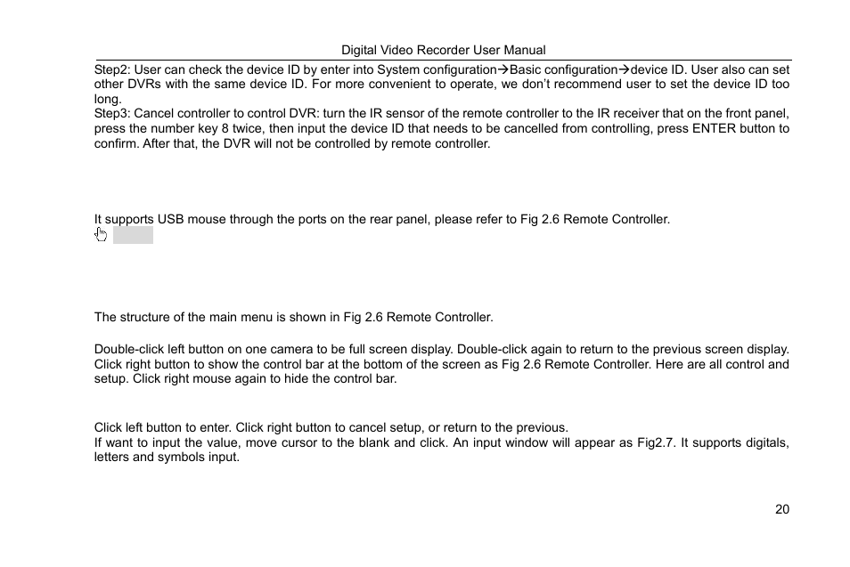 5 control with mouse, 1 connect mouse, Change a mouse to try | 2 use mouse | COP-USA DVRHRT-16MD User Manual | Page 20 / 137