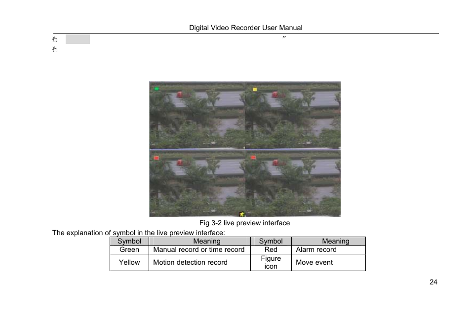 3 live preview | COP-USA DVRHRT-16MD User Manual | Page 24 / 137
