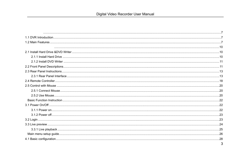 COP-USA DVRHRT-16MD User Manual | Page 3 / 137