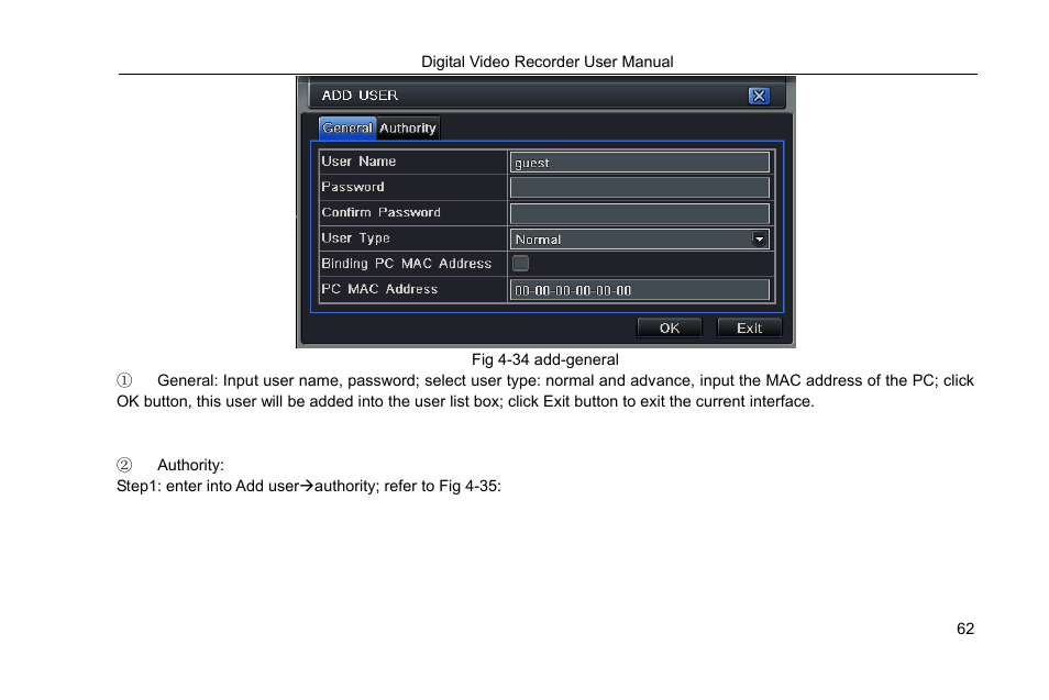 COP-USA DVRHRT-16MD User Manual | Page 62 / 137
