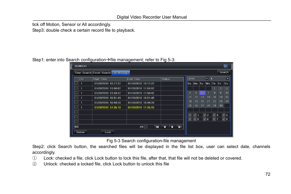 3 file management | COP-USA DVRHRT-16MD User Manual | Page 72 / 137