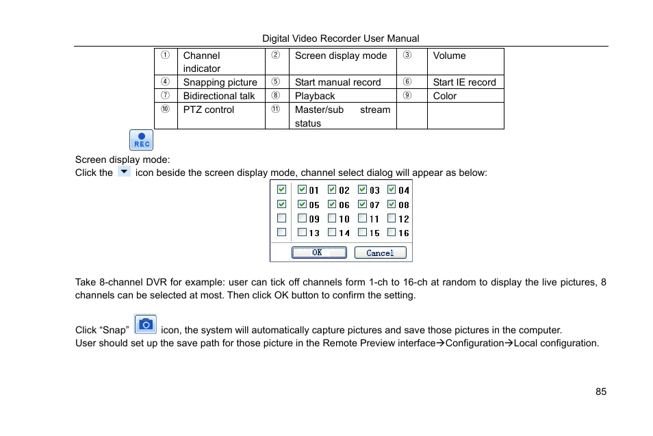 COP-USA DVRHRT-16MD User Manual | Page 85 / 137