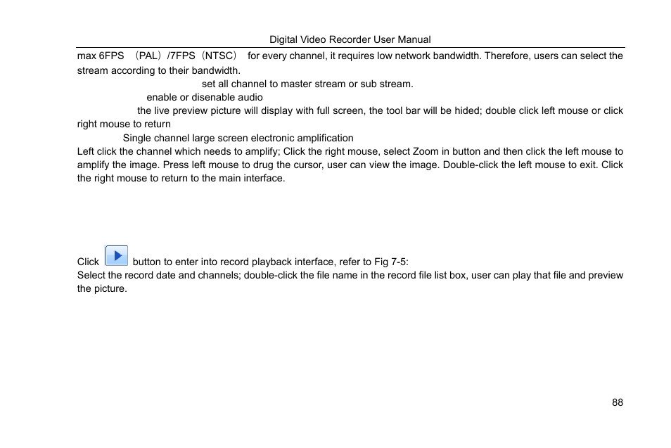 3 remote playback & backup, 1 remote playback | COP-USA DVRHRT-16MD User Manual | Page 88 / 137