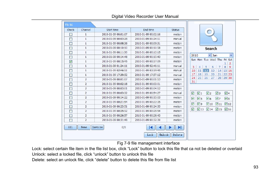 COP-USA DVRHRT-16MD User Manual | Page 93 / 137