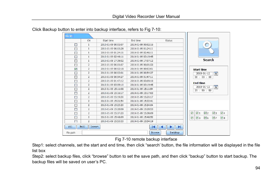 2 remote backup | COP-USA DVRHRT-16MD User Manual | Page 94 / 137