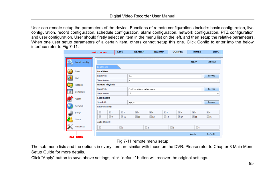 4 remote system configuration | COP-USA DVRHRT-16MD User Manual | Page 95 / 137