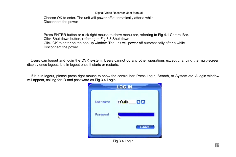 2 login &user management | COP-USA DVRH264-D1-8 User Manual | Page 23 / 111