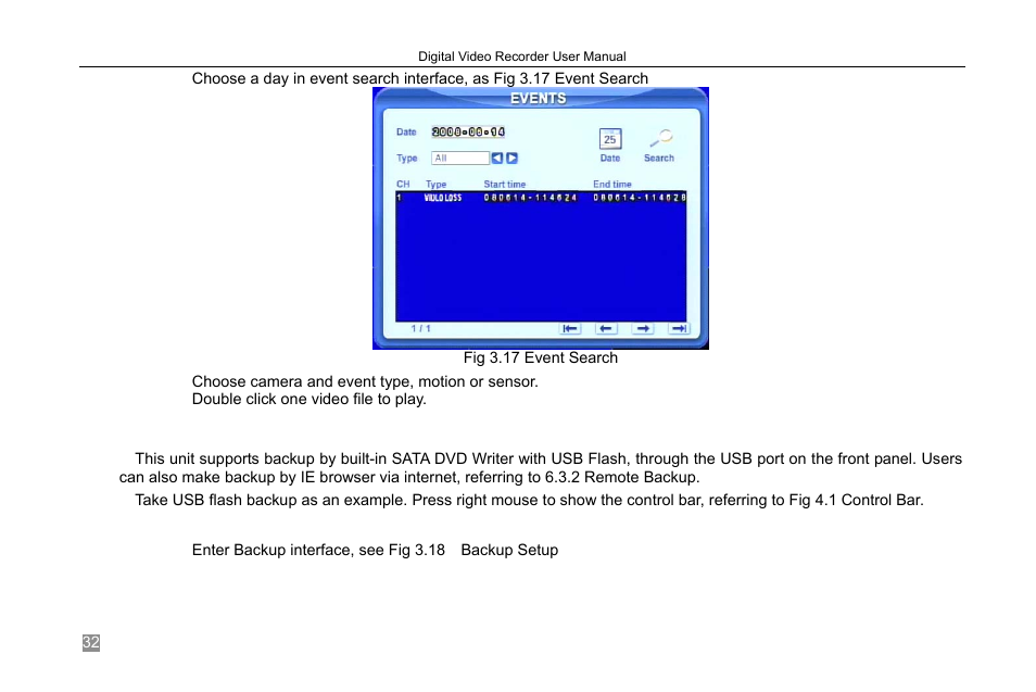 5 backup &view | COP-USA DVRH264-D1-8 User Manual | Page 38 / 111