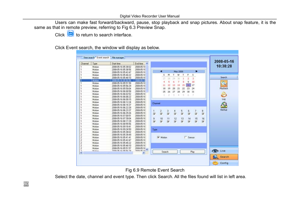 COP-USA DVRH264-D1-8 User Manual | Page 86 / 111