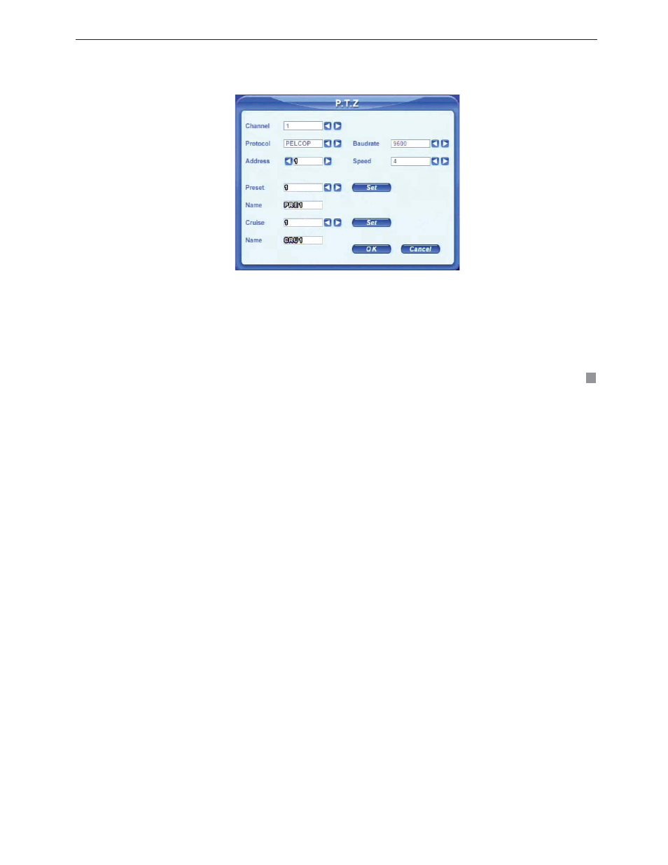6 ptz control | COP-USA DVRHPEG-8 User Manual | Page 49 / 119