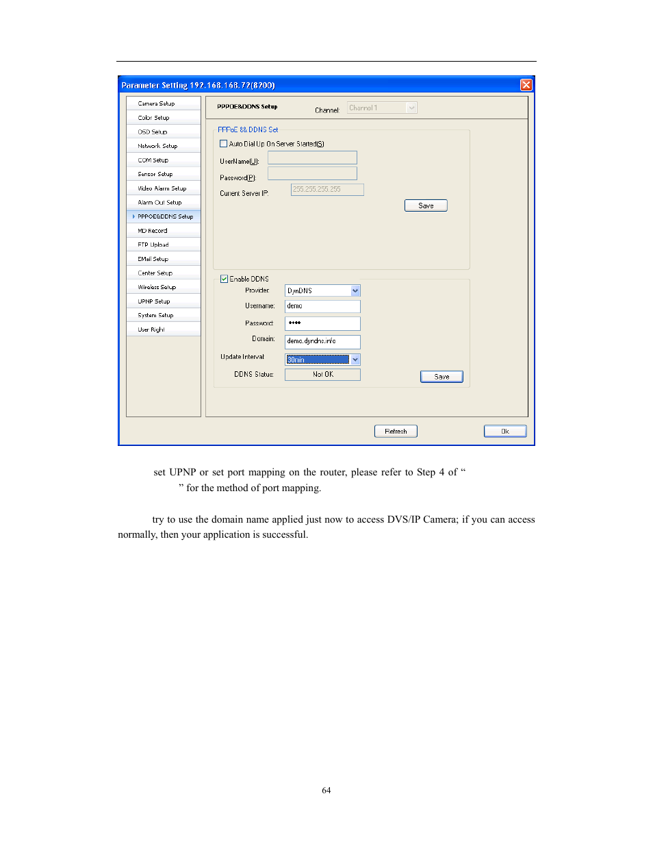 Network video server/ip camera user manual | COP-USA WS08 User Manual | Page 64 / 69