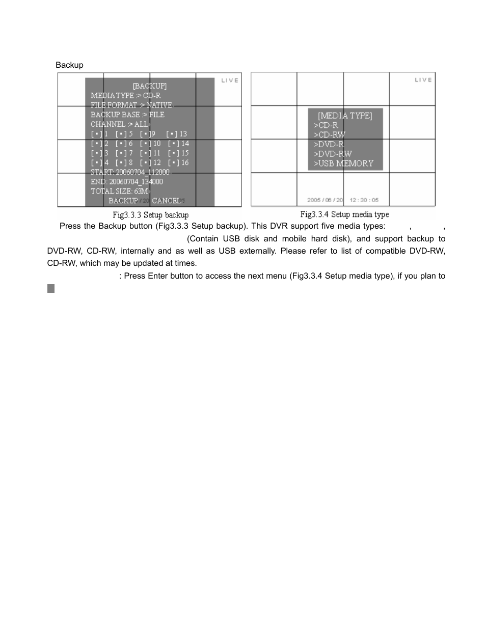 3 backup& view backup | COP-USA DVRMPEG4-16LAN User Manual | Page 68 / 123