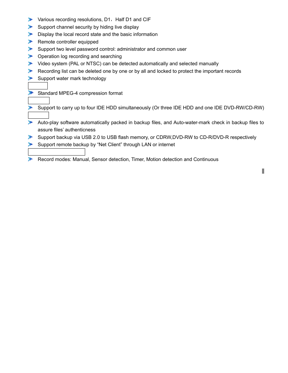 COP-USA DVRMPEG4-16LAN User Manual | Page 7 / 123