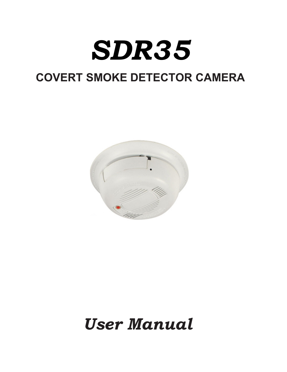 COP-USA SDR35 User Manual | 3 pages