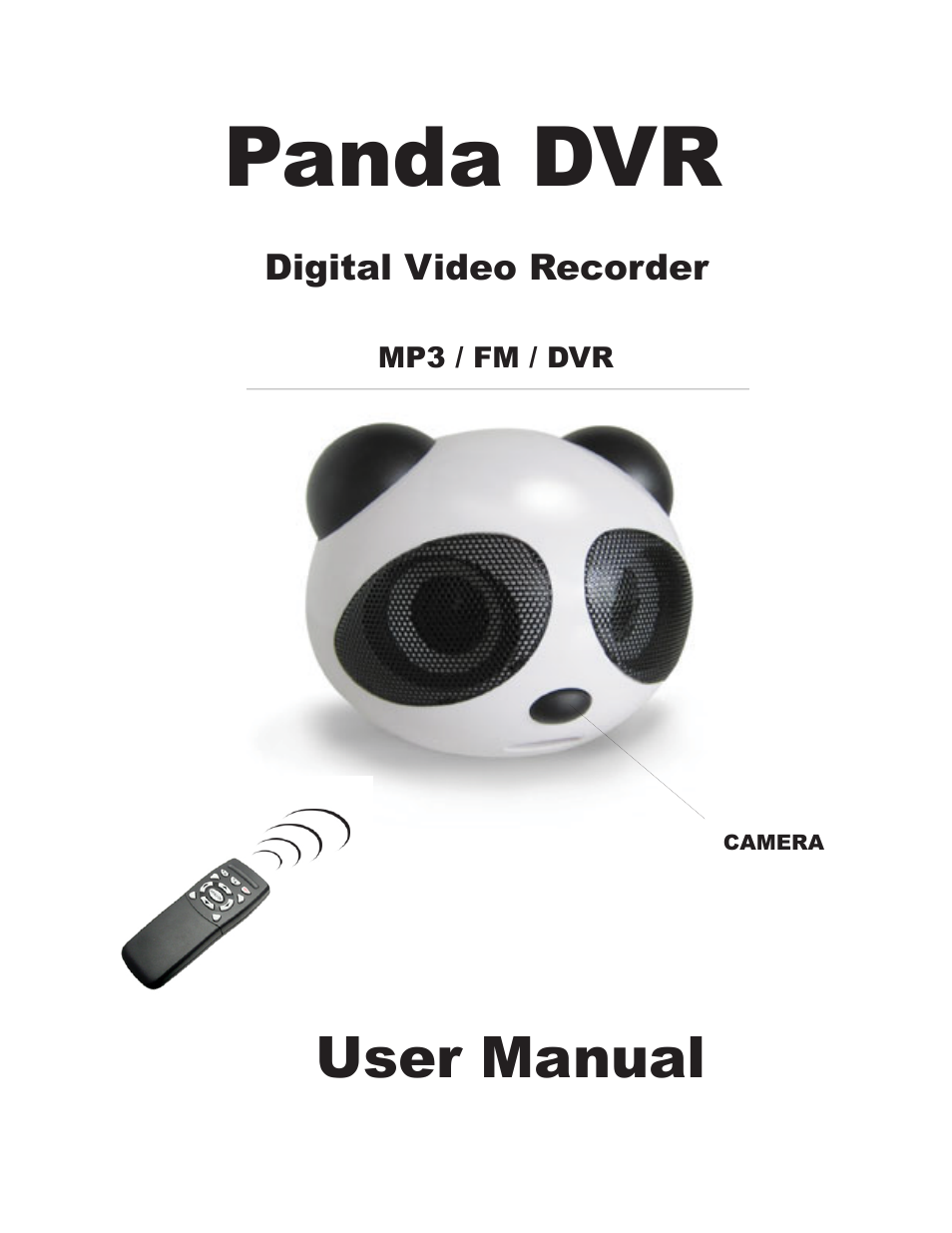 COP-USA Panda DVR User Manual | 21 pages